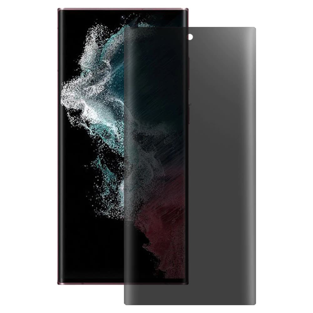 Προστατευτική μεμβράνη οθόνης Privacy Lito για Samsung Galaxy S22 Ultra 5G S908, Ασφαλισμένο γυαλί, UV κόλλα, 3D