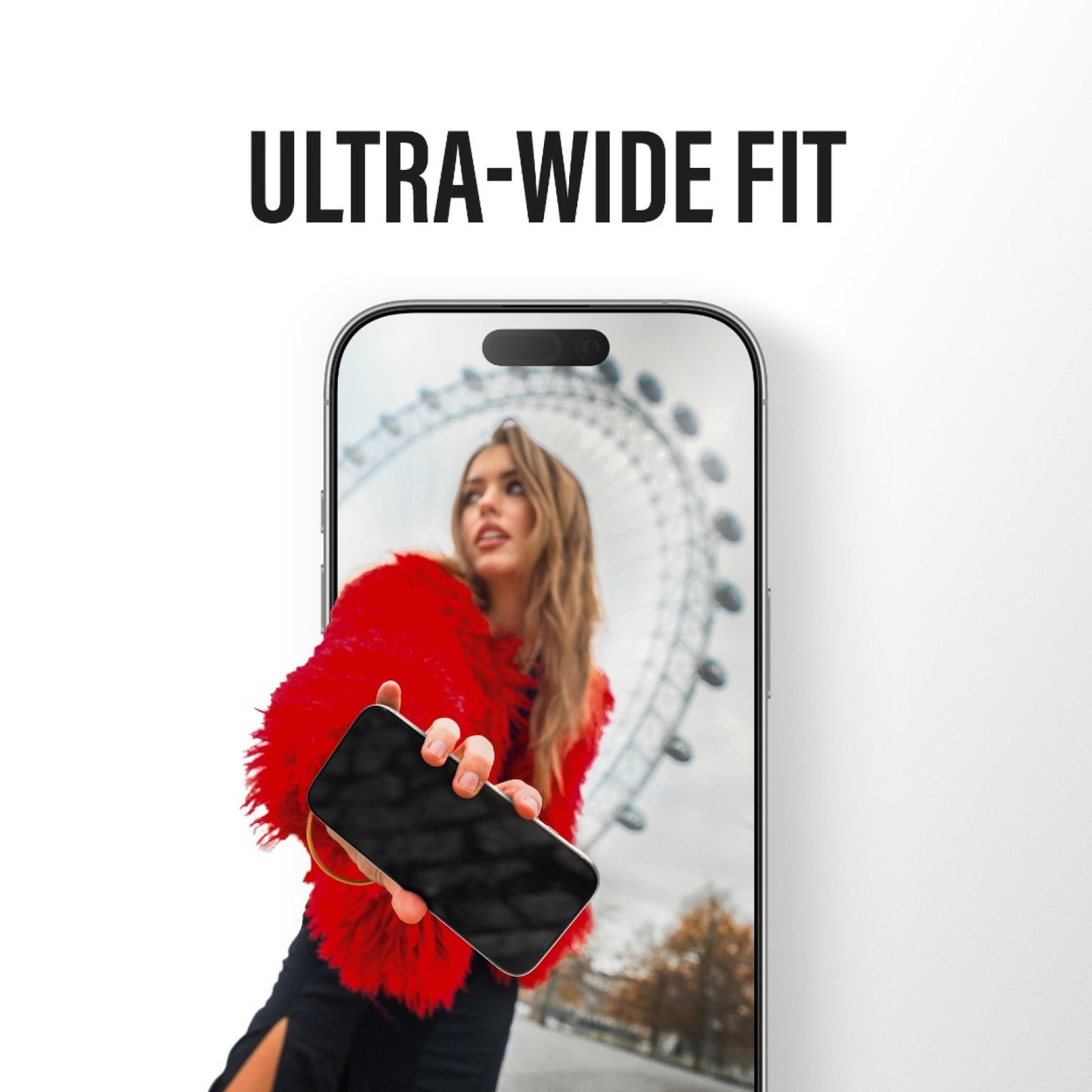 Προστατευτική Μεμβράνη Οθόνης Privacy PanzerGlass Ultra-Wide Fit 2-Way EasyAligner για Apple iPhone 17 Pro Max, Ενισχυμένο Γυαλί, Full Glue