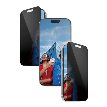 Προστατευτική Μεμβράνη Οθόνης Privacy PanzerGlass Ultra-Wide Fit 2-Way EasyAligner για Apple iPhone 17 Pro, Ενισχυμένο Γυαλί, Full Glue