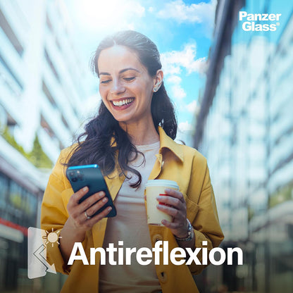 Προστατευτική Μεμβράνη Οθόνης Privacy PanzerGlass Ultra-Wide Fit EasyAligner για Apple iPhone 16 / 15, Ενισχυμένο Γυαλί, Full Glue