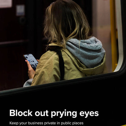 Προστατευτική Μεμβράνη Οθόνης Privacy Ringke για Apple iPhone 15 Pro, Ενισχυμένο Γυαλί, Full Glue