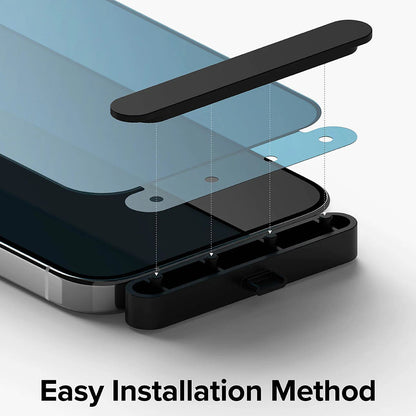Προστατευτική Μεμβράνη Οθόνης Privacy Ringke για Apple iPhone 15 Pro, Ενισχυμένο Γυαλί, Full Glue