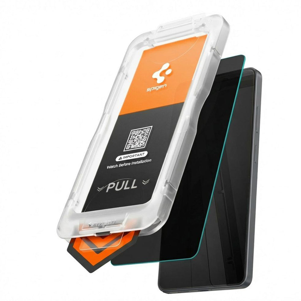 Προστατευτική Μεμβράνη Οθόνης Privacy Spigen GlastR EZ FIT Pro HD για Samsung Galaxy S26 Plus S947, Ενισχυμένο Γυαλί, Full Glue AGL11087