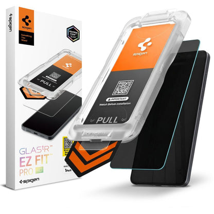 Προστατευτική Μεμβράνη Οθόνης Privacy Spigen GlastR EZ FIT Pro HD για Samsung Galaxy S26 S942, Ενισχυμένο Γυαλί, Full Glue AGL11098