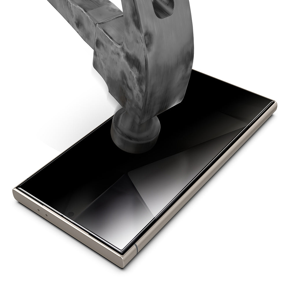Προστατευτική μεμβράνη οθόνης Privacy Techsuit TitanGlass CrystalHD για Samsung Galaxy S24 Ultra S928, Ασφαλισμένο γυαλί, Πλήρης κόλλα