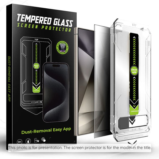 Προστατευτική μεμβράνη οθόνης Privacy Techsuit TitanGlass CrystalHD για Samsung Galaxy S25 S931 / S24 S921, Ασφαλισμένο γυαλί, Πλήρης κόλλα