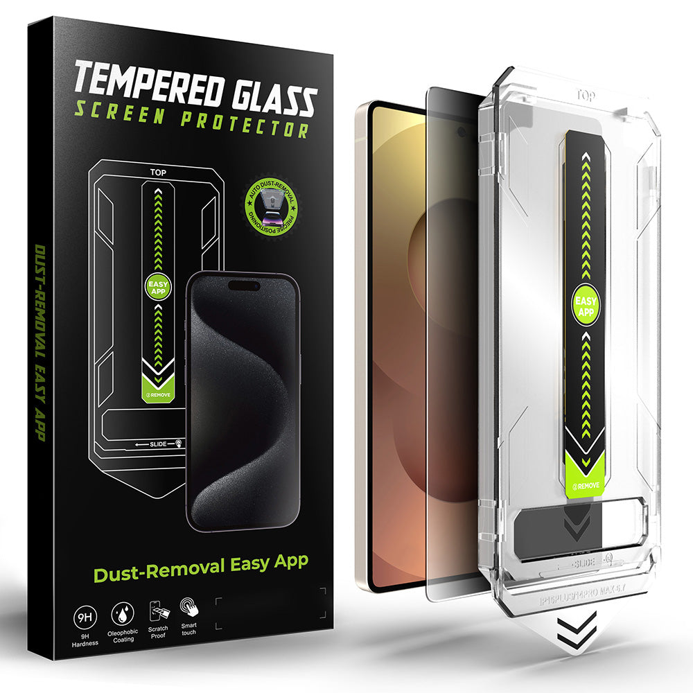 Προστατευτική μεμβράνη οθόνης Privacy Techsuit TitanGlass CrystalHD για Samsung Galaxy S25 Ultra S938, Ασφαλισμένο γυαλί, Πλήρης κόλλα