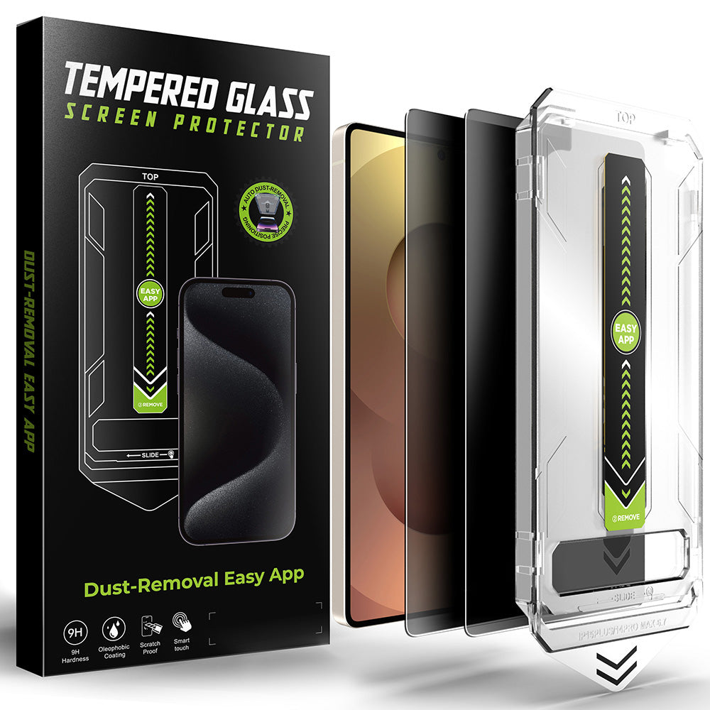 Προστατευτική μεμβράνη οθόνης Privacy Techsuit TitanGlass CrystalHD για Samsung Galaxy S25 Ultra S938, Ασφαλισμένο Γυαλί, Πλήρης Κόλλα, Σετ 2 τεμαχίων