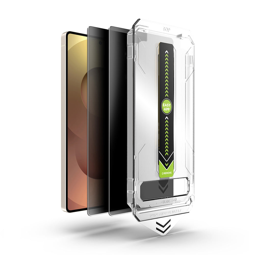 Προστατευτική Μεμβράνη Οθόνης Privacy Techsuit TitanGlass CrystalHD για Samsung Galaxy S26 S942, Ενισχυμένο Γυαλί, Full Glue, Σετ 2 τεμαχίων