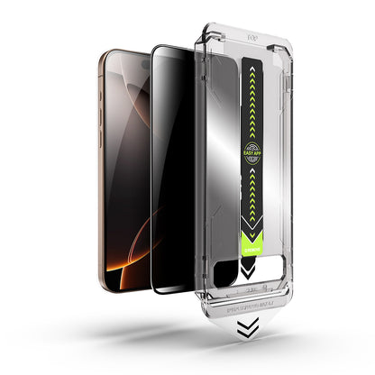 Privacy Screen Protector Techsuit TitanGlass for Apple iPhone 14 Pro Max, Tempered Glass, Full Glue
