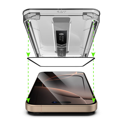Privacy Screen Protector Techsuit TitanGlass for Apple iPhone 14 Pro Max, Tempered Glass, Full Glue