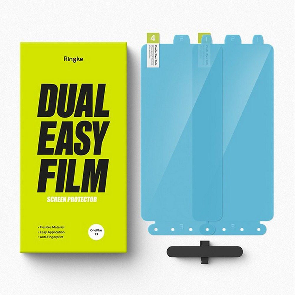 Ringke Dual Easy Screen Protector for OnePlus 13, Plastic, Set of 2 pieces