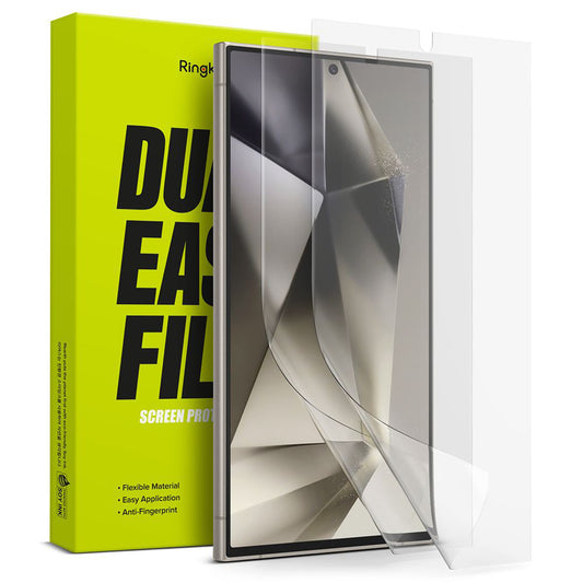 Προστατευτική Μεμβράνη Οθόνης Ringke Dual Easy για Samsung Galaxy S24 Ultra S928, Πλαστική, Σετ 2 τεμαχίων