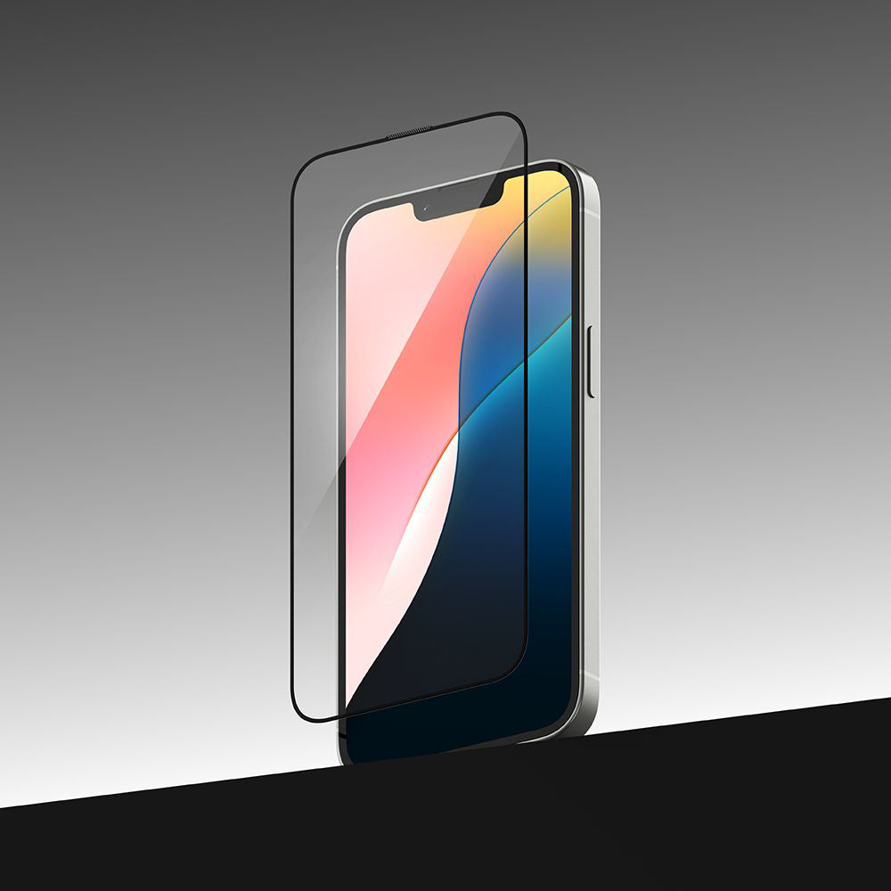Προστατευτική μεμβράνη οθόνης Ringke Easy Slide για Apple iPhone 17e / 16e / 14 / 13 Pro, Ασφαλισμένο γυαλί, Πλήρης κόλλα, Σετ 2 τεμαχίων, Μαύρο