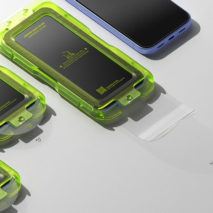 Προστατευτική μεμβράνη οθόνης Ringke Easy Slide για Google Pixel 10a, ασφαλισμένο γυαλί, πλήρης κόλλα, σετ 2 τεμαχίων