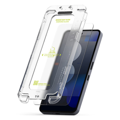 Προστατευτική μεμβράνη οθόνης Ringke Easy Slide για Nothing Phone (3a) / Phone (3a) Pro, Ασφαλισμένο γυαλί, Πλήρης κόλλα, Σετ 2 τεμαχίων