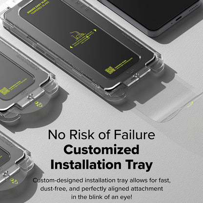 Προστατευτική μεμβράνη οθόνης Ringke Easy Slide για Nothing Phone (3a) / Phone (3a) Pro, Ασφαλισμένο γυαλί, Πλήρης κόλλα, Σετ 2 τεμαχίων