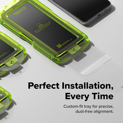 Προστατευτική Μεμβράνη Οθόνης Ringke Easy Slide για Samsung Galaxy A57 5G, Ενισχυμένο Γυαλί, Πλήρης Κόλληση, Σετ 2 τεμαχίων