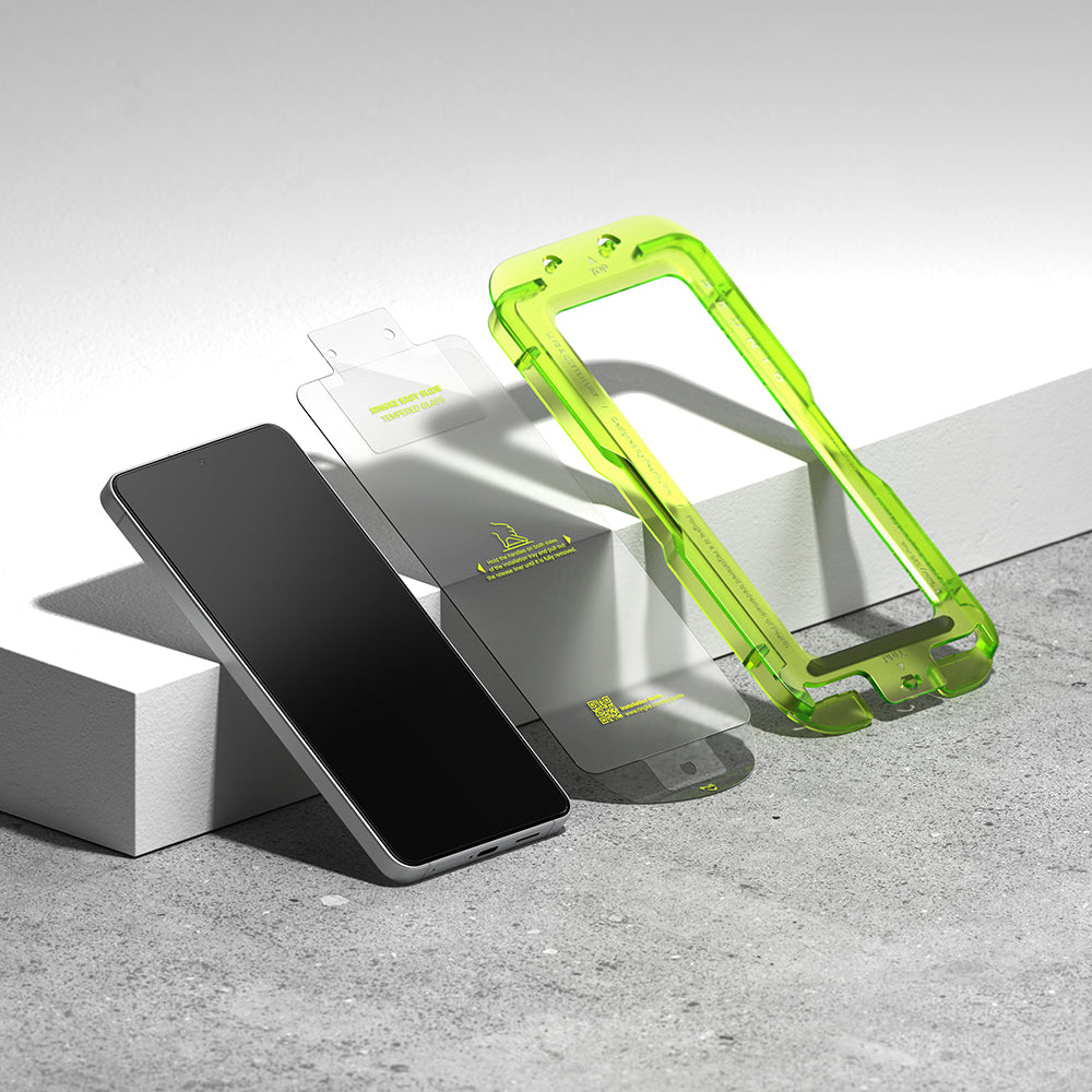 Προστατευτική Μεμβράνη Οθόνης Ringke Easy Slide για Samsung Galaxy S26 Plus S947, Ενισχυμένο Γυαλί, Πλήρης Κόλληση, Σετ 2 τεμαχίων