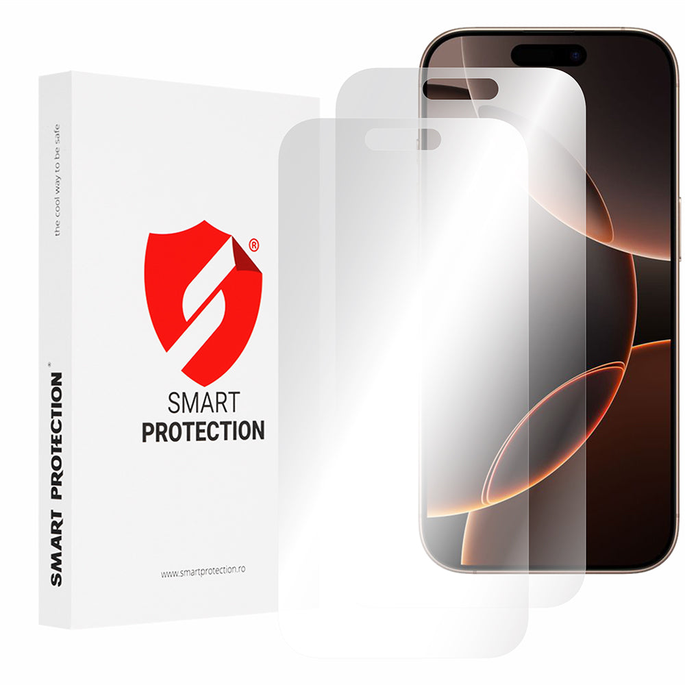 Προστατευτική μεμβράνη οθόνης Smart Protection Premium Classic για Apple iPhone 16 Pro Max, Πλαστικό, Σετ 2 τεμαχίων