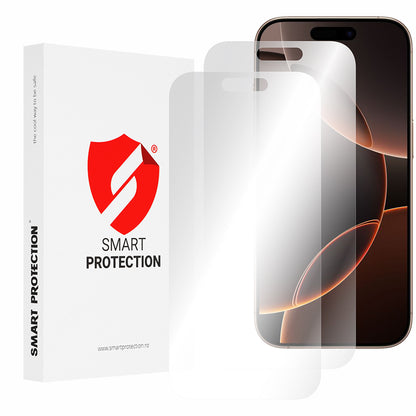 Προστατευτική μεμβράνη οθόνης Smart Protection Premium Classic για Apple iPhone 16 Pro Max, Πλαστικό, Σετ 2 τεμαχίων