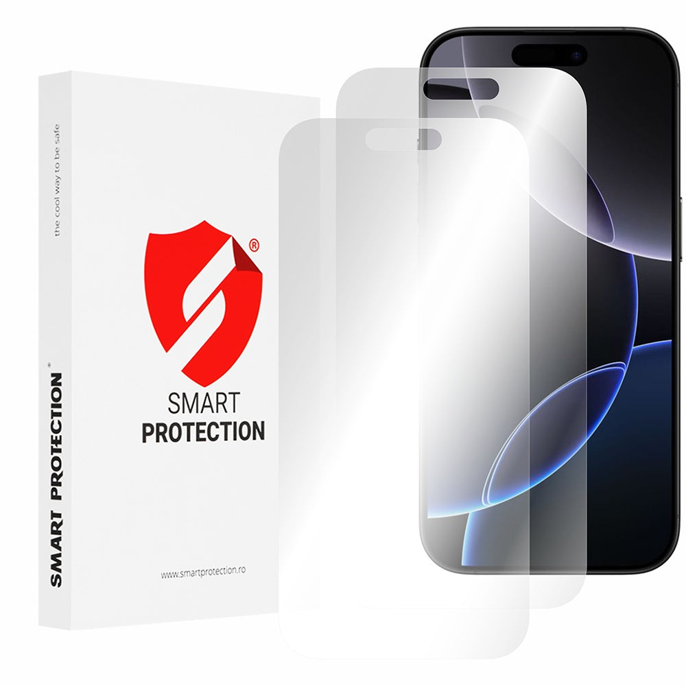 Προστατευτική μεμβράνη οθόνης Smart Protection Premium Classic για Apple iPhone 16 Pro, Πλαστικό, Σετ 2 τεμαχίων