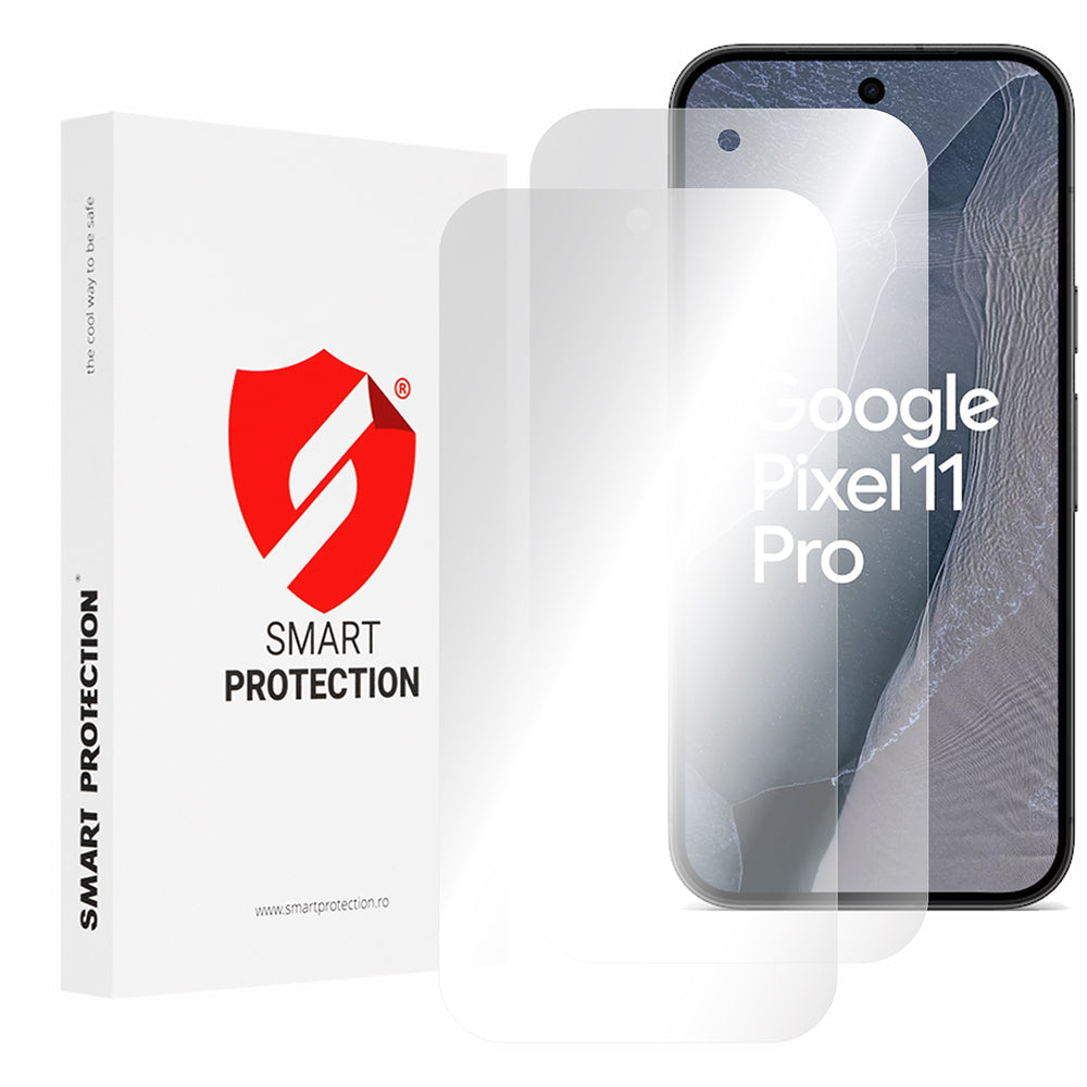 Προστατευτική μεμβράνη οθόνης Smart Protection Premium Classic για Google Pixel 11 Pro, Πλαστικό, Πλήρης κόλλα, Σετ 2 τεμαχίων