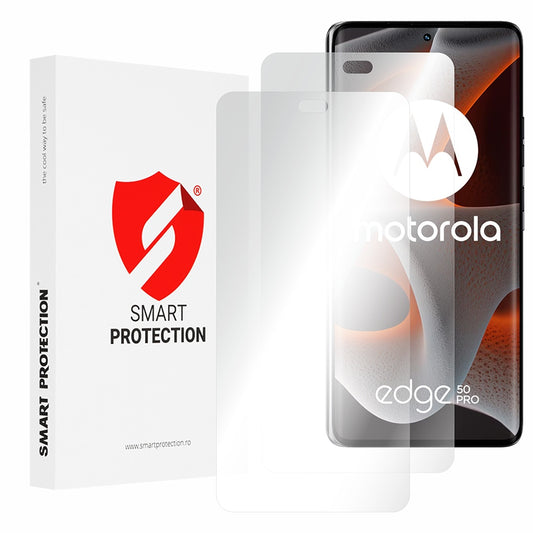 Προστατευτική μεμβράνη οθόνης Smart Protection Premium Classic για Motorola Edge 50 Pro, Πλαστικό, Σετ 2 τεμαχίων