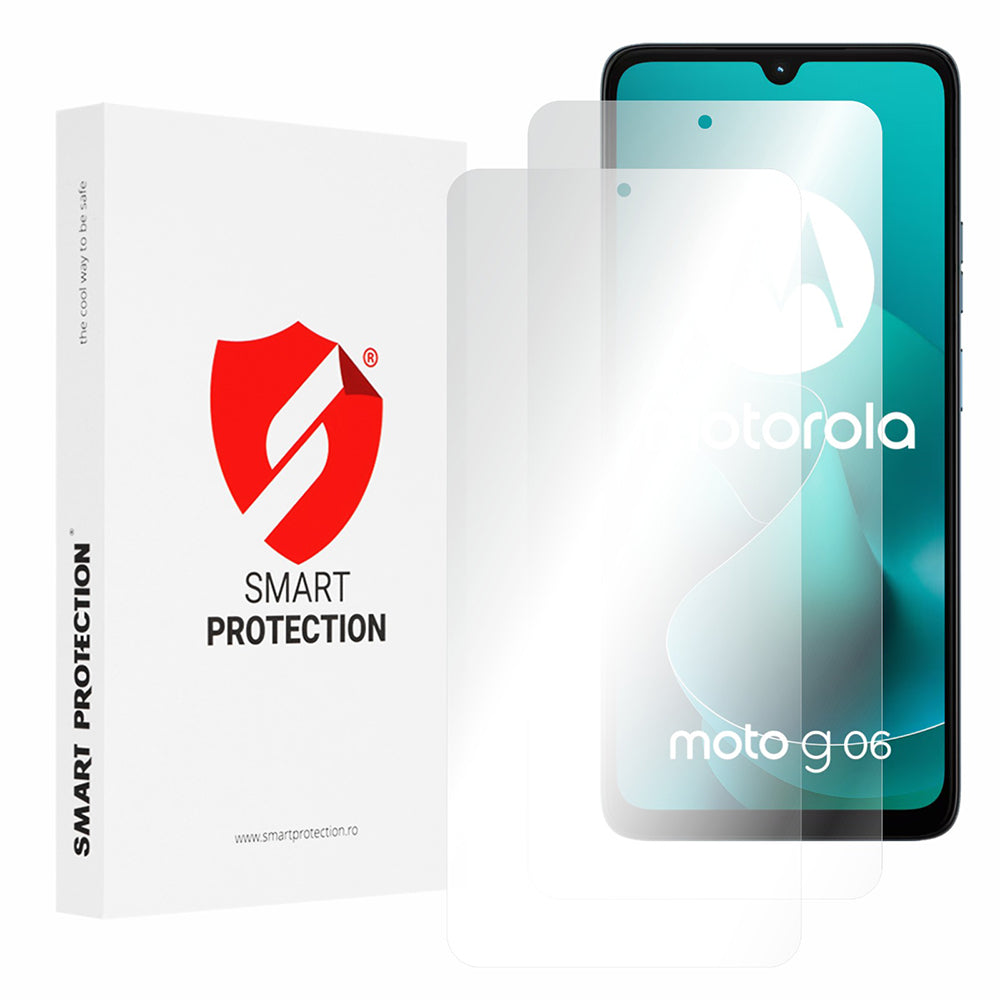 Προστατευτική Μεμβράνη Οθόνης Smart Protection Premium Classic για Motorola Moto G06 Power / G06, Πλαστική, Πλήρης Κόλληση, Σετ 2 τεμαχίων