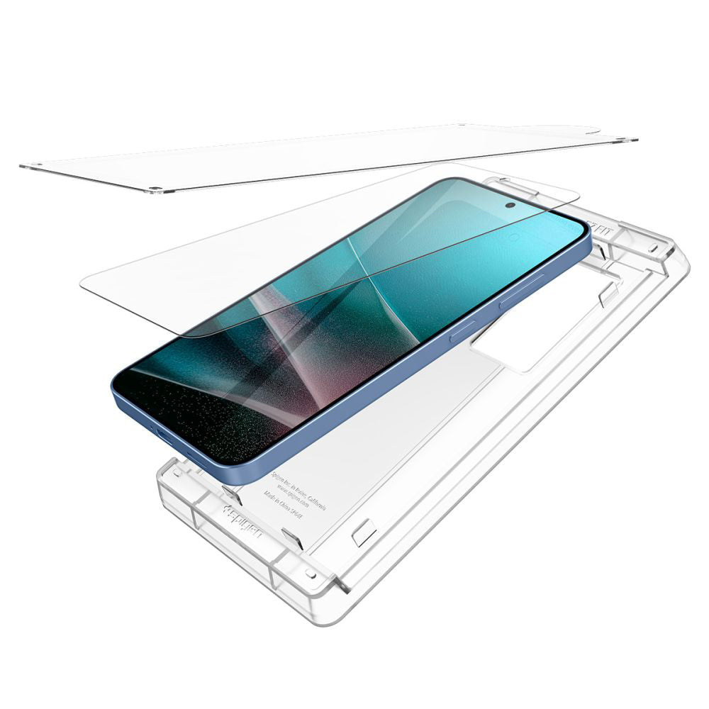 Προστατευτική Μεμβράνη Οθόνης Spigen Elite Shield EZ FIT HD για Samsung Galaxy S25 S931, Πλαστικό AFL09091