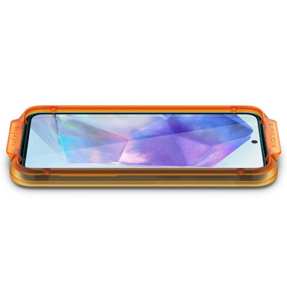 Spigen GlastR Align Master Screen Protector for Samsung Galaxy A55 5G A556, Tempered Glass, Full Glue, Set of 2 pieces AGL07775