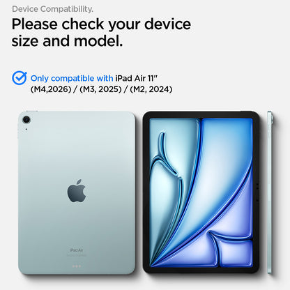 Spigen GlastR Align Master T Screen Protector for Apple iPad Air 11 (2026) / Air 11 (2025), Tempered Glass, Full Glue AGL11701