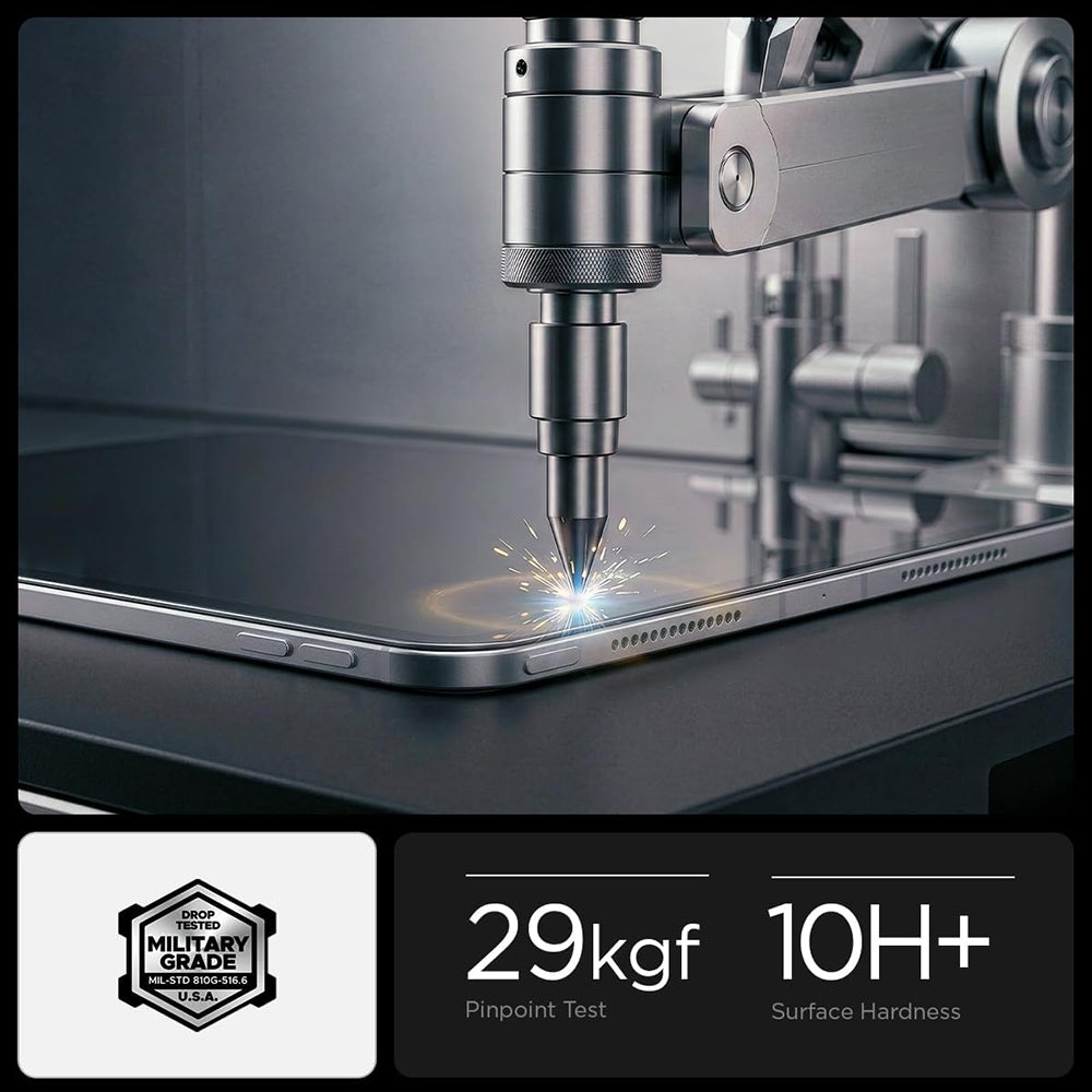Spigen GlastR Align Master T Screen Protector for Apple iPad Pro 11 (2025) / Pro 11 (2024), Tempered Glass, Full Glue AGL11699