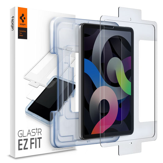 Προστατευτική Μεμβράνη Οθόνης Spigen GlastR EZ FIT για Apple iPad Air (2022) / Pro 11 (2021) / Air (2020), Ενισχυμένο Γυαλί, Full Glue AGL02065