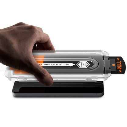 Προστατευτική Μεμβράνη Οθόνης Spigen GlastR EZ FIT Pro HD για Samsung Galaxy S25 FE, Ενισχυμένο Γυαλί, Πλήρης Κόλληση