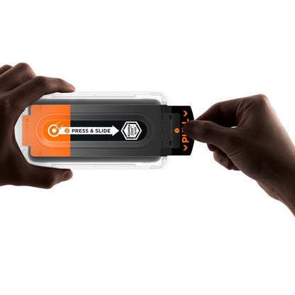 Προστατευτική Μεμβράνη Οθόνης Spigen GlastR EZ FIT Pro HD για Samsung Galaxy S25 FE, Ενισχυμένο Γυαλί, Πλήρης Κόλληση