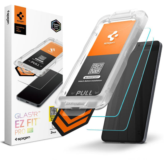 Προστατευτική Μεμβράνη Οθόνης Spigen GlastR EZ FIT Pro HD για Samsung Galaxy S26 Plus S947, Ενισχυμένο Γυαλί, Πλήρης Κόλληση, Σετ 2 τεμαχίων AGL11084