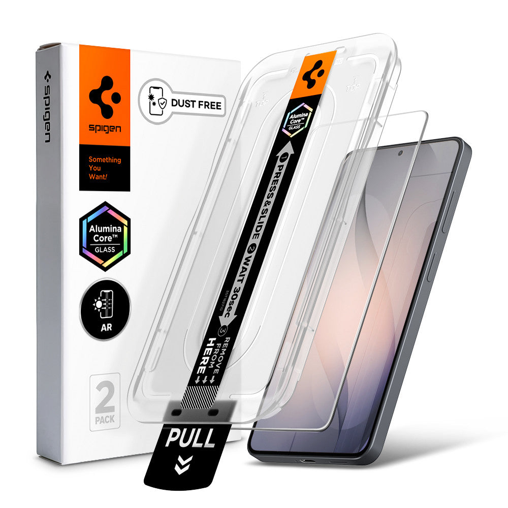 Προστατευτική Μεμβράνη Οθόνης Spigen GlastR EZ FIT Pro HD (Αντιανακλαστική) για Samsung Galaxy S26 Plus S947, Ενισχυμένο Γυαλί, Πλήρης Κόλληση, Σετ 2 τεμαχίων