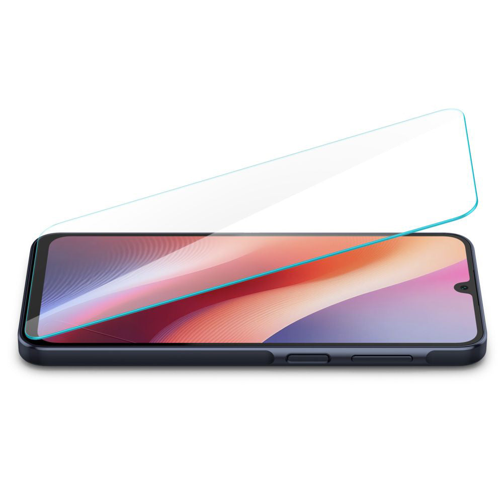 Προστατευτική Μεμβράνη Οθόνης Spigen GlastR Slim για Samsung Galaxy A26 A266 / A16 5G A166 / A16 4G A165, Ενισχυμένο Γυαλί, Πλήρης Κόλληση, Σετ 2 τεμαχίων