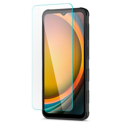 Προστατευτική μεμβράνη οθόνης Spigen GlastR Slim για Samsung Galaxy XCover7 Pro / Xcover7 G556, Ασφαλισμένο γυαλί, Πλήρης κόλλα, Σετ 2 τεμαχίων AGL09407