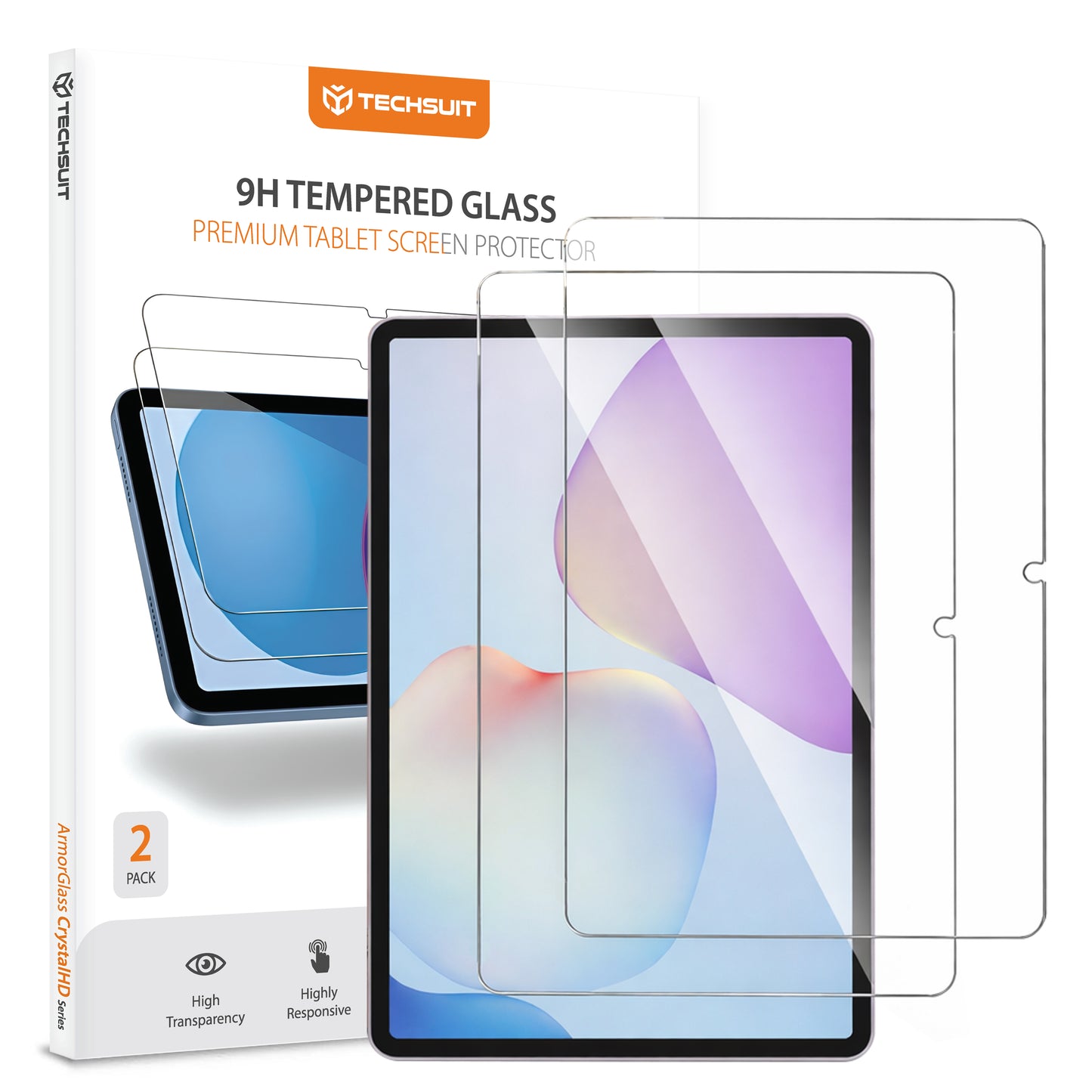 Προστατευτική Μεμβράνη Οθόνης Techsuit ArmorGlass CrystalHD για Huawei MatePad 11.5 (2025), Ενισχυμένο Γυαλί, Πλήρης Κόλληση, Σετ 2 τεμαχίων