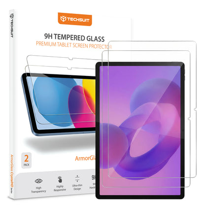Προστατευτική Μεμβράνη Οθόνης Techsuit ArmorGlass CrystalHD για Lenovo Idea Tab Pro, Ενισχυμένο Γυαλί, Full Glue, Σετ 2 τεμαχίων