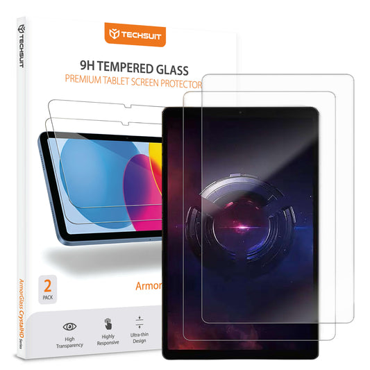 Προστατευτική μεμβράνη οθόνης Techsuit ArmorGlass CrystalHD για Lenovo Legion Y700 (Gen 5), Ασφαλισμένο γυαλί, Πλήρης κόλλα, Σετ 2 τεμαχίων
