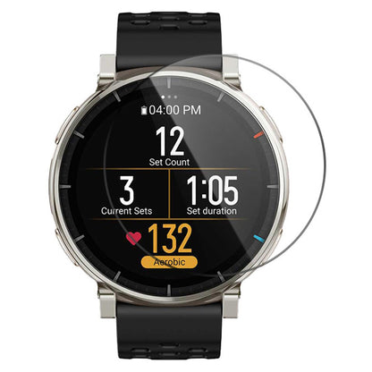 Techsuit Nano Flex Screen Protector for Amazfit Active 3 Premium, Plastic, Set of 2 pieces, Black