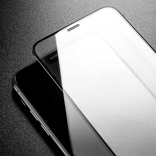 Techsuit Screen Protector for Apple iPhone 17, Tempered Glass, Full Glue, Black
