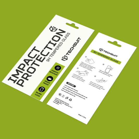Προστατευτική μεμβράνη οθόνης Techsuit για Oppo Reno16 / Reno16 Pro, Ασφαλισμένο γυαλί, Full Glue, 111D, Μαύρο