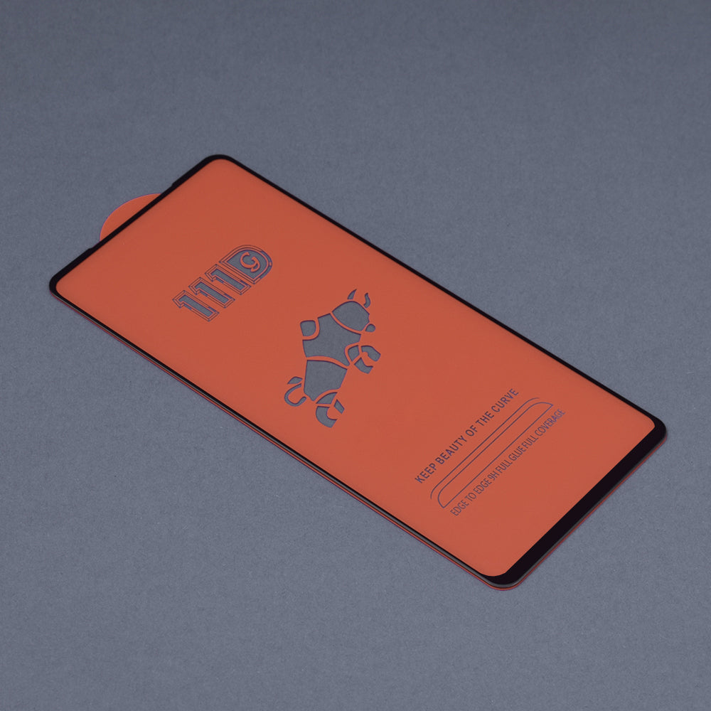 Techsuit Screen Protector Film for Oppo Reno8 Lite / Reno7 / Reno7 Lite / Oneplus Nord N20 5G, Tempered Glass, Full Glue, 111D, Black