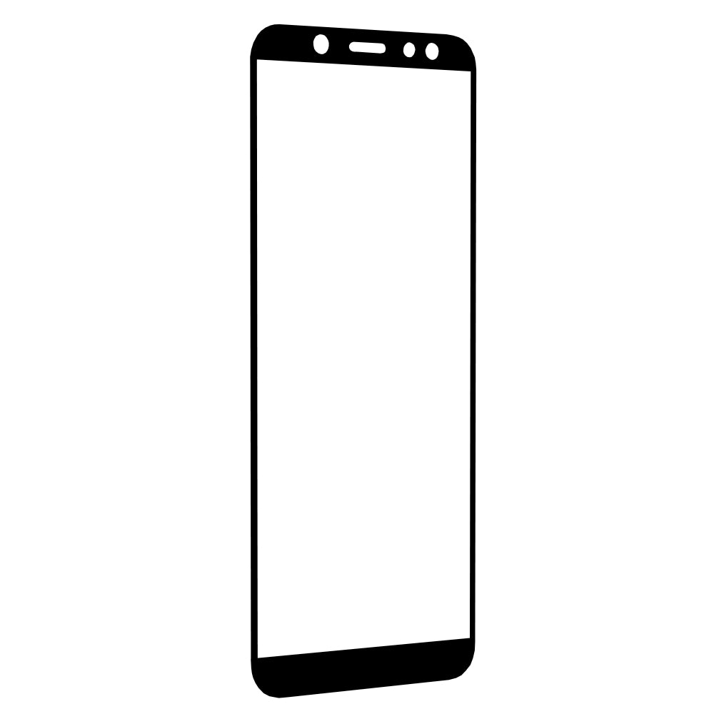Προστατευτική μεμβράνη οθόνης Techsuit για Samsung Galaxy A6 (2018) A600, Ασφαλισμένο γυαλί, Full Glue, 111D, Μαύρο