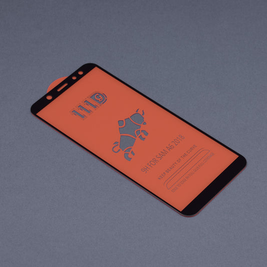 Προστατευτική μεμβράνη οθόνης Techsuit για Samsung Galaxy A6 Plus (2018) A605, Ασφαλισμένο γυαλί, Full Glue, 111D, Μαύρο