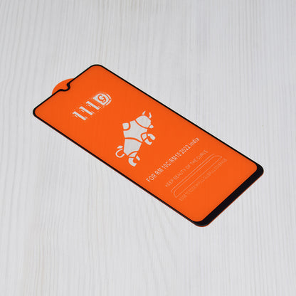 Techsuit Screen Protector Film for Xiaomi Redmi A3x / A3, Tempered Glass, Full Glue, 111D, Black